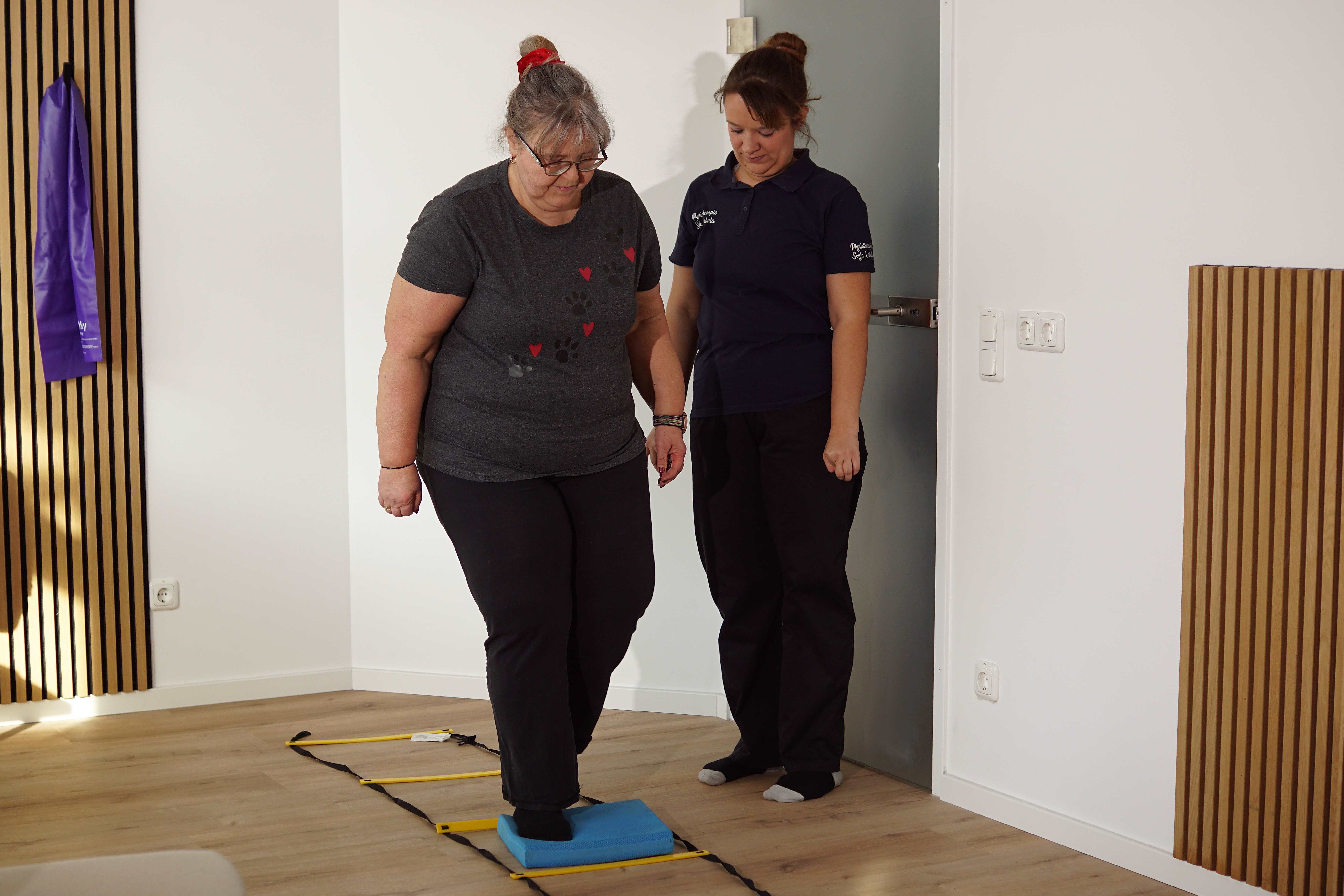 Bild Sonja Korbula und Patientin